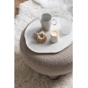 Plateau décoratif irrégulier alu Blanc