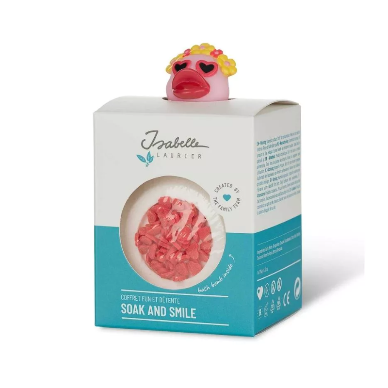 Coffret boule de bain avec canard