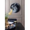 MIRAGE Plateau Rond miroir gris fumé