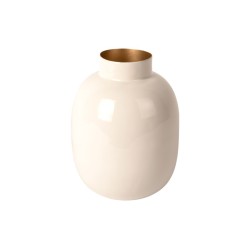 MILA vases metal Ivoir/Or