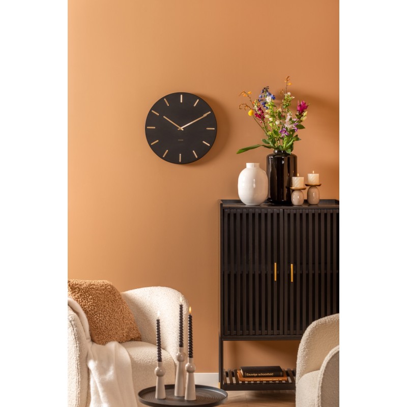 MILA vases metal Ivoir/Or