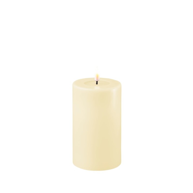 Bougie Cylindre LED 7.5 12.5 Ivoir