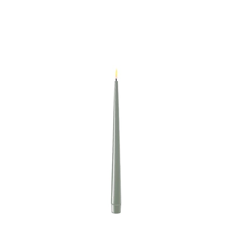 Chandelles LED 28 S/2 Vert de Gris SAUGE