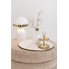 MILA Plateau metal/Ivoir Rond