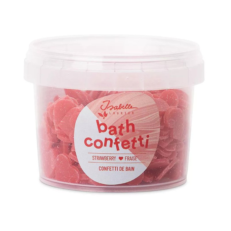 Confettis de bain Coeur Rouge Fraise