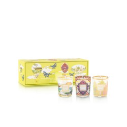 Coffret Trio Travel Candle Baobab Box Verte