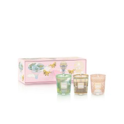 Coffret Trio Travel Candle Baobab Box Rose