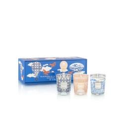 Coffret Trio Travel Candle Baobab Box Bleue