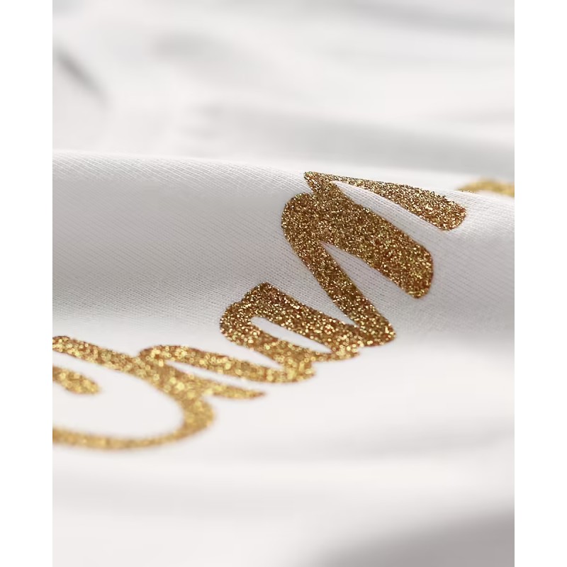 Champagne - Tshirt Femme à paillettes