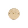 ZONE Horloge à poser en travertin