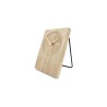 ZONE Horloge de table en travertin rectangulaire