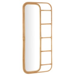 Miroir ECHELLE rotin naturel