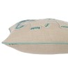 Elephant Coussin coton naturel/Bleu