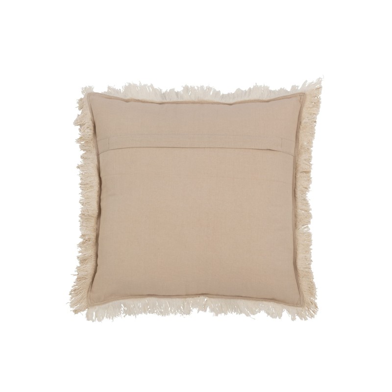 Coussin mousseline avec franges