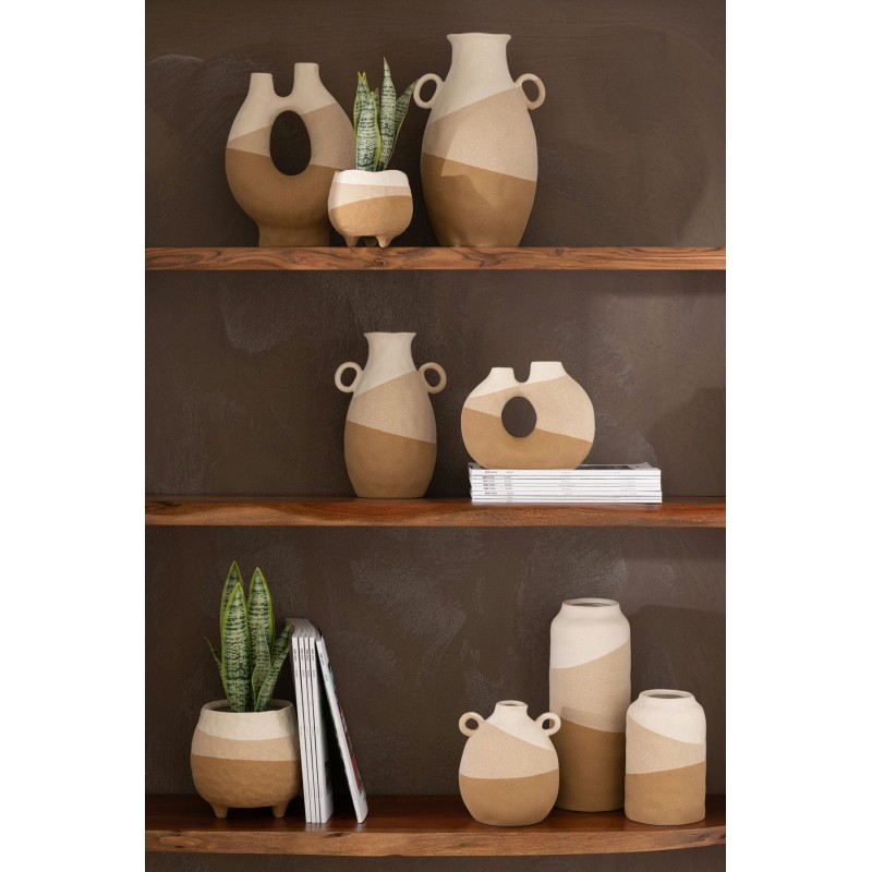 SAND Vase cylindre ceramique Grès