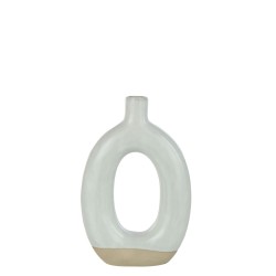 HERCULE collection Vases en porcelaine blanc/beige