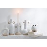 HERCULE collection Vases en porcelaine blanc/beige