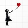 Girl with Balloon BANKSY Poster