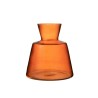FIZZ vase conique verre orange