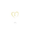 Coeur doré Pack de 5 Tattoos