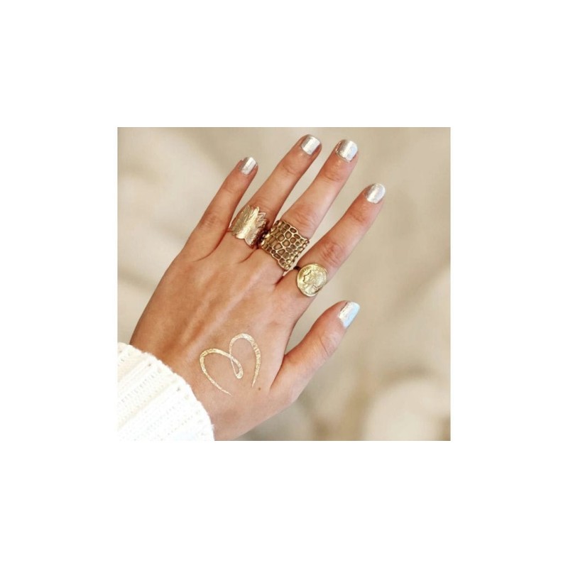 Coeur doré Pack de 5 Tattoos
