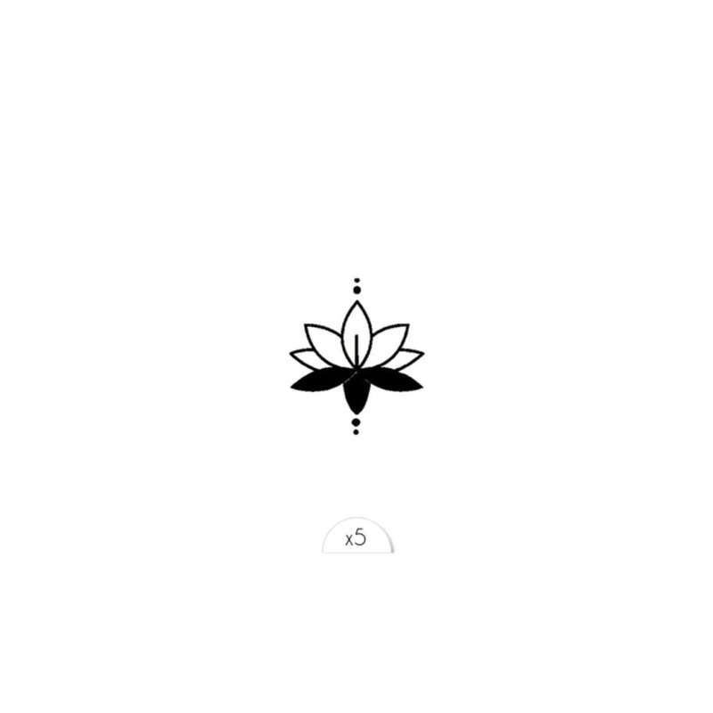 Lotus Pack de 5 Tattoos