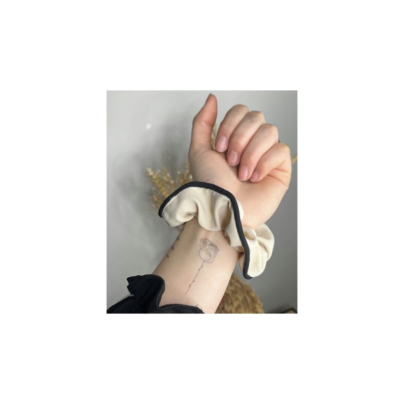 Rose one line Pack de 5 Tattoos