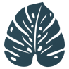 MONSTERA Dessous de plat Bouquet sauvage