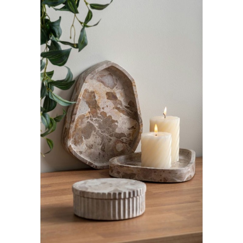 Plateau TRIANGLE marbre