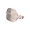 Statue oiseau marbre Brun