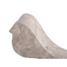 Statue oiseau marbre Brun