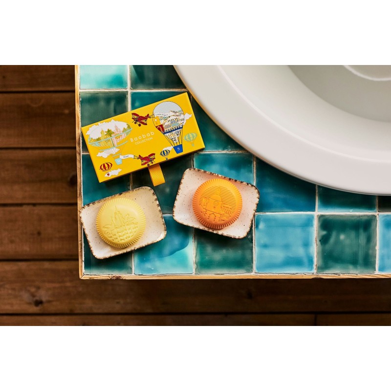 Coffret Duo savons solides Baobab Collection Miami/Saint tropez