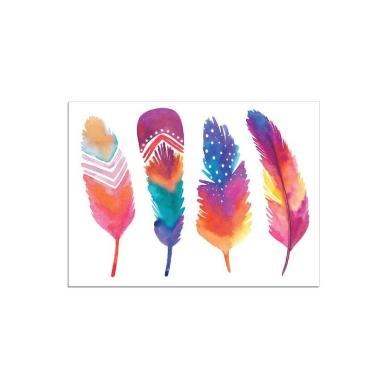 Minis plumes Pack de 5 Tattoos