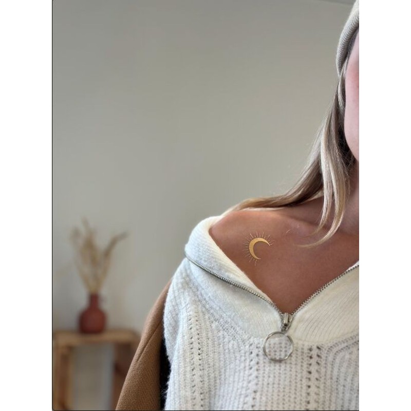 Lune dorée de 5 Tattoos