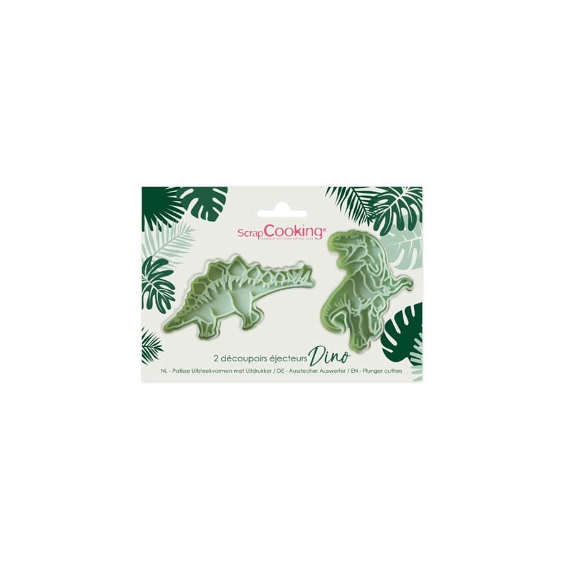 Découpoirs éjecteurs S/2 Dinosaures