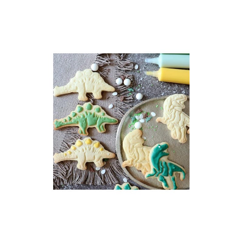 Découpoirs éjecteurs S/2 Dinosaures