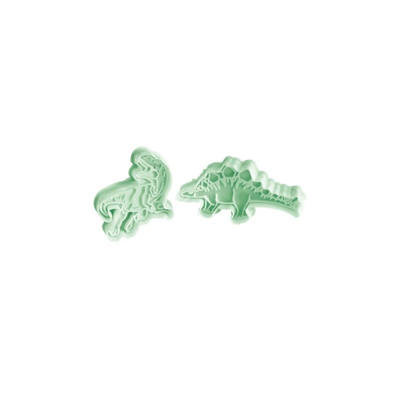 Découpoirs éjecteurs S/2 Dinosaures