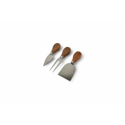 FROMAGE Set de 3 couteaux Bois