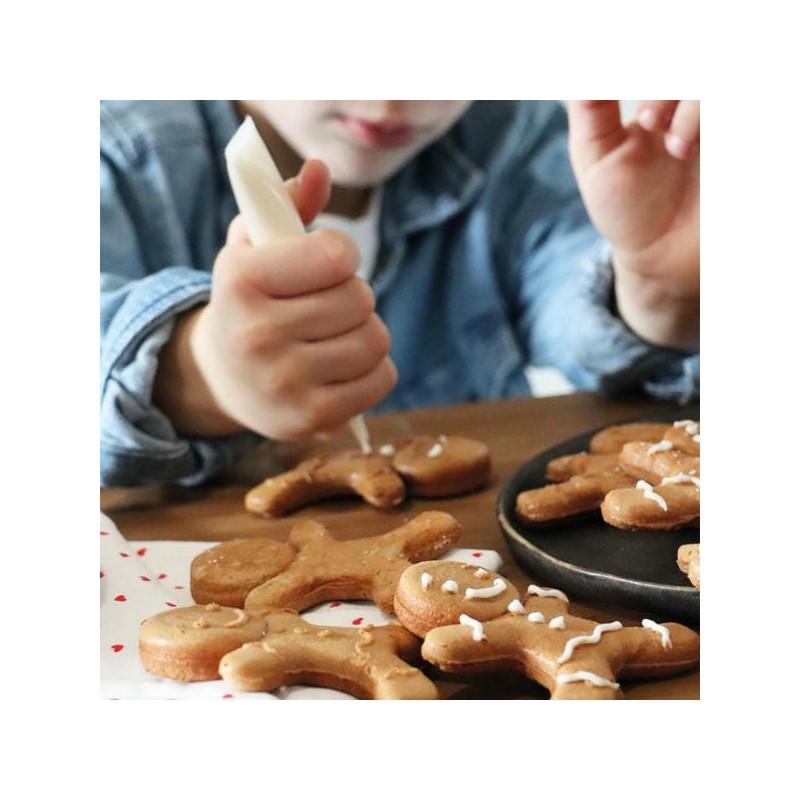 Mini gaufrier Pain d'Epices avec sachet ingredients