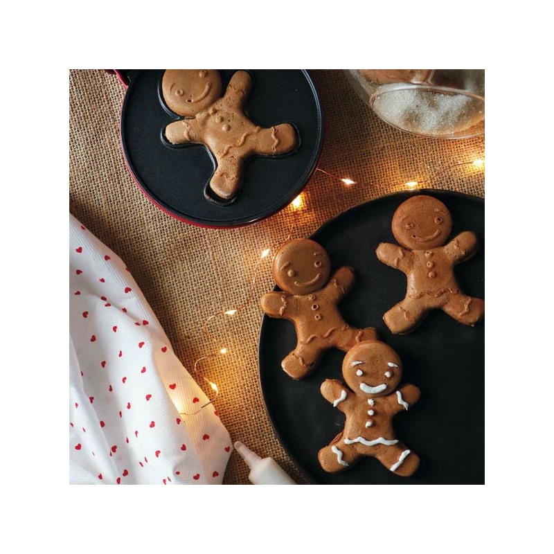 Mini gaufrier Pain d'Epices avec sachet ingredients