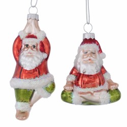 Santa YOGA - Boule de Noel