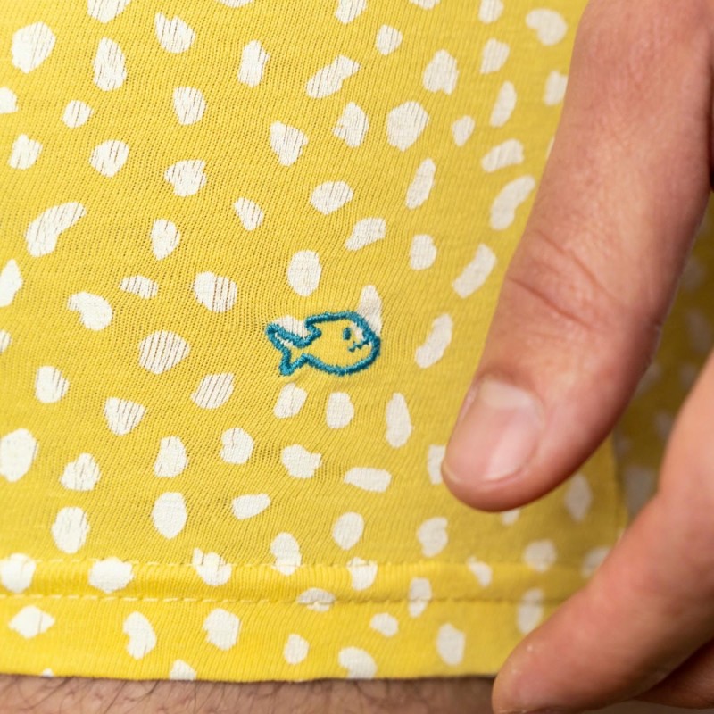 Yellow Savage - Boxer en coton biologique