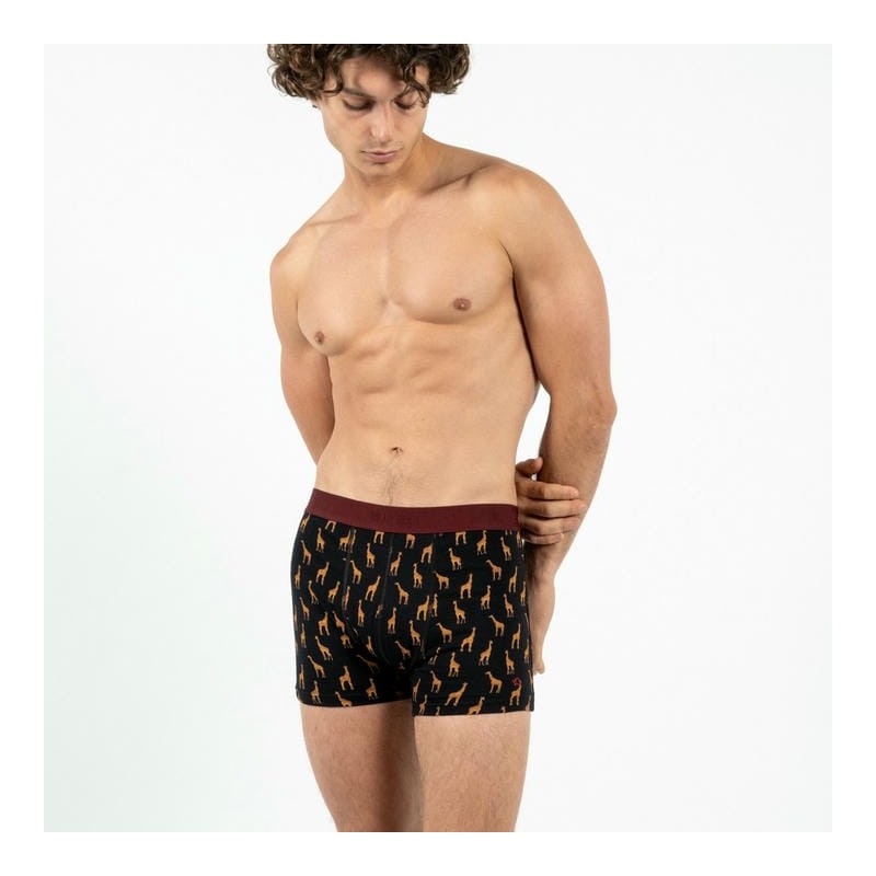 Girafe - Boxer en coton biologique