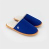 Pantoufles - velour cotelé Bleu electrique