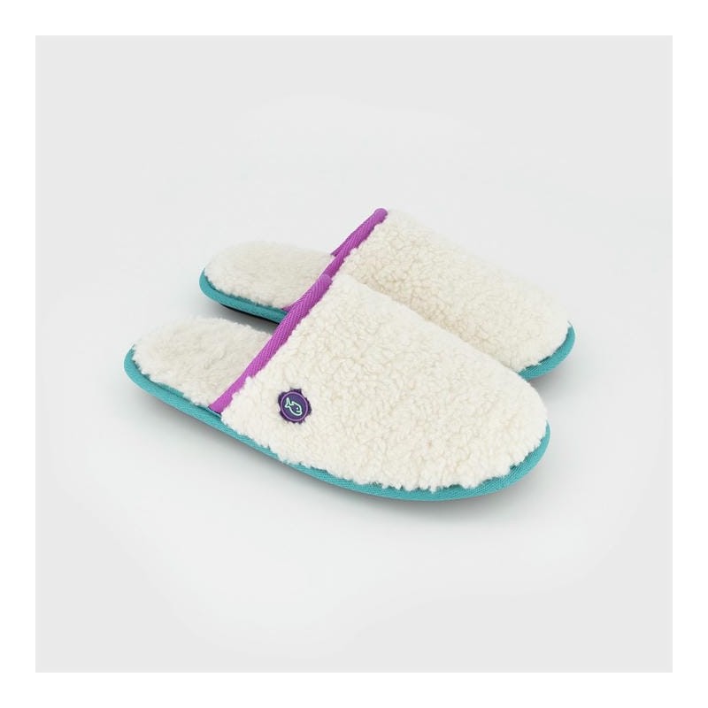 Pantoufles - Sherpa Violet