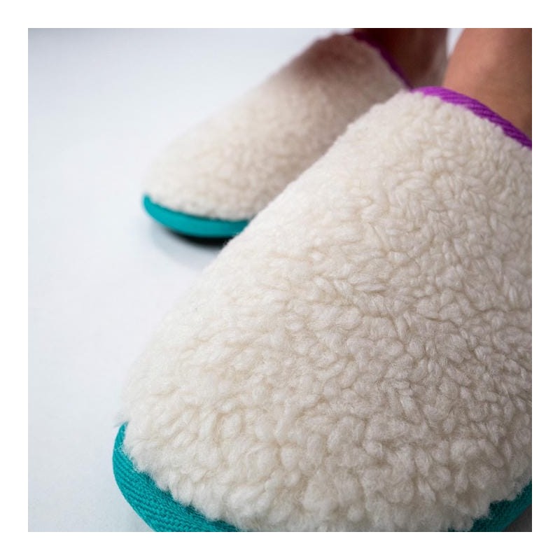 Pantoufles - Sherpa Violet