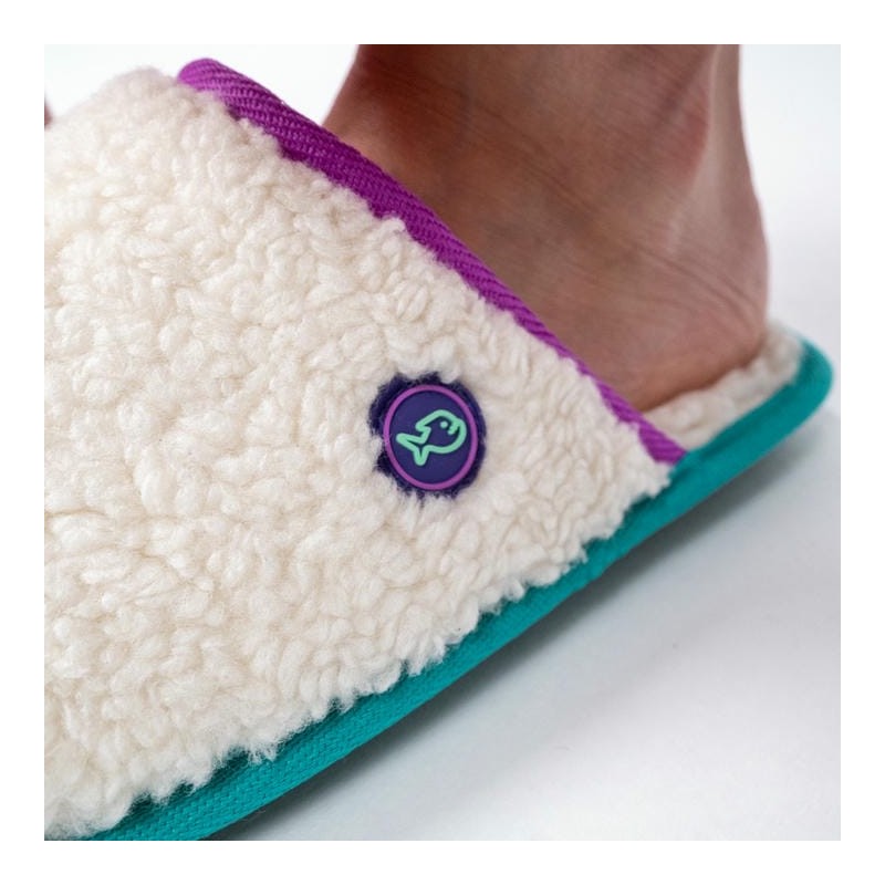 Pantoufles - Sherpa Violet