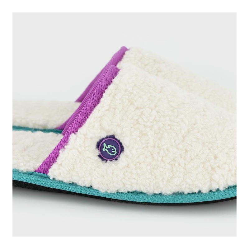 Pantoufles - Sherpa Violet