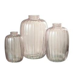 PINKY Vases lignés