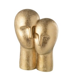 Couple Statue visages